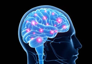 3d rendered illustration - active brain
