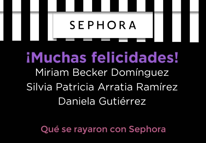 Sephopra ganadoras
