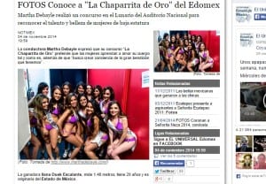 FOTOS Conoce a "La Chaparrita de Oro" del Edomex