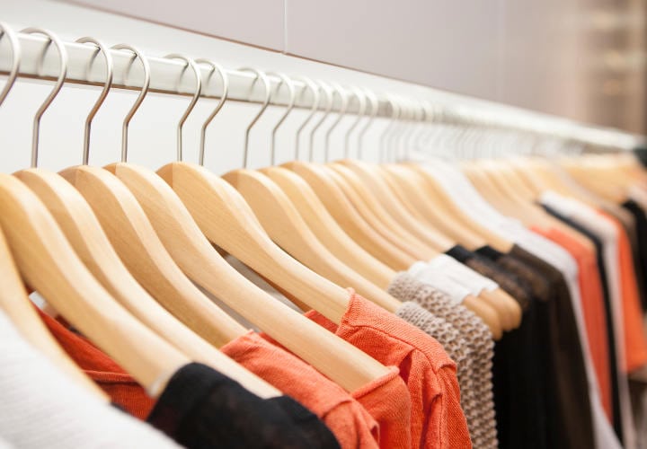 Women clothes on the hanger