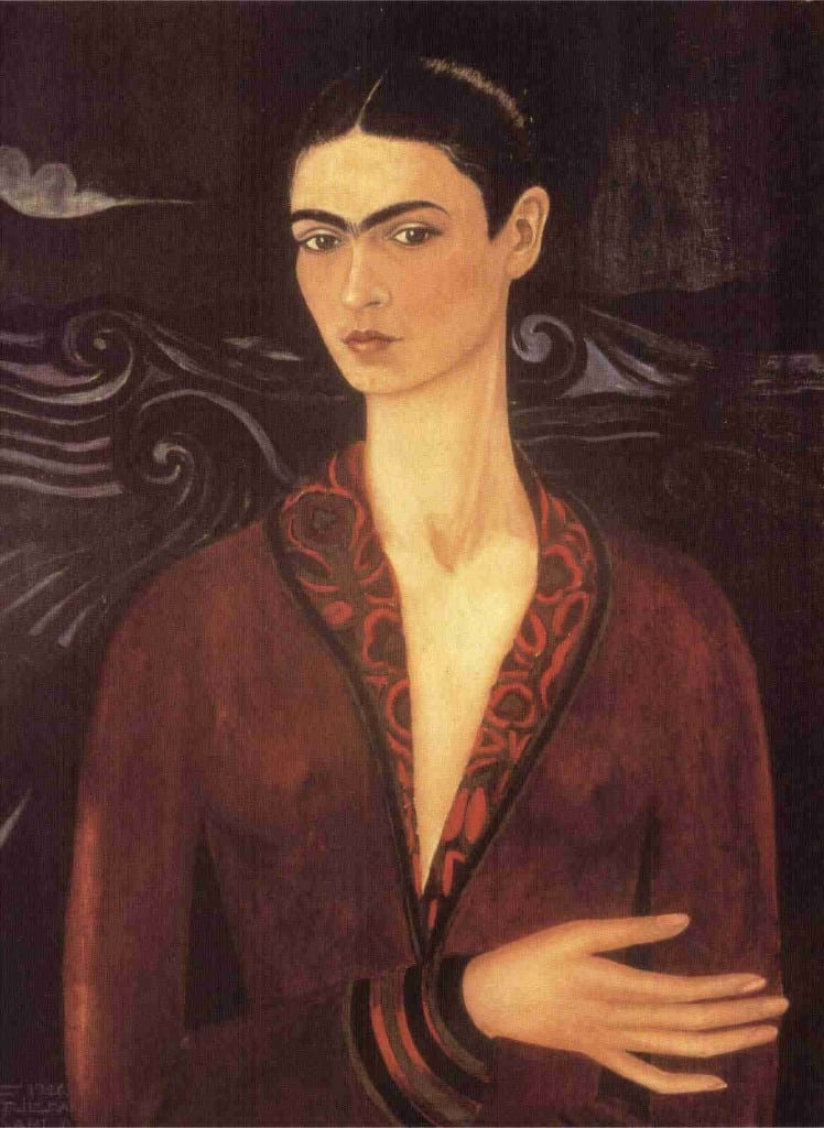 Imagen 3- autorretrato con traje de terciopelo (1926)