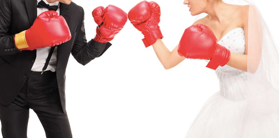 wedding fight