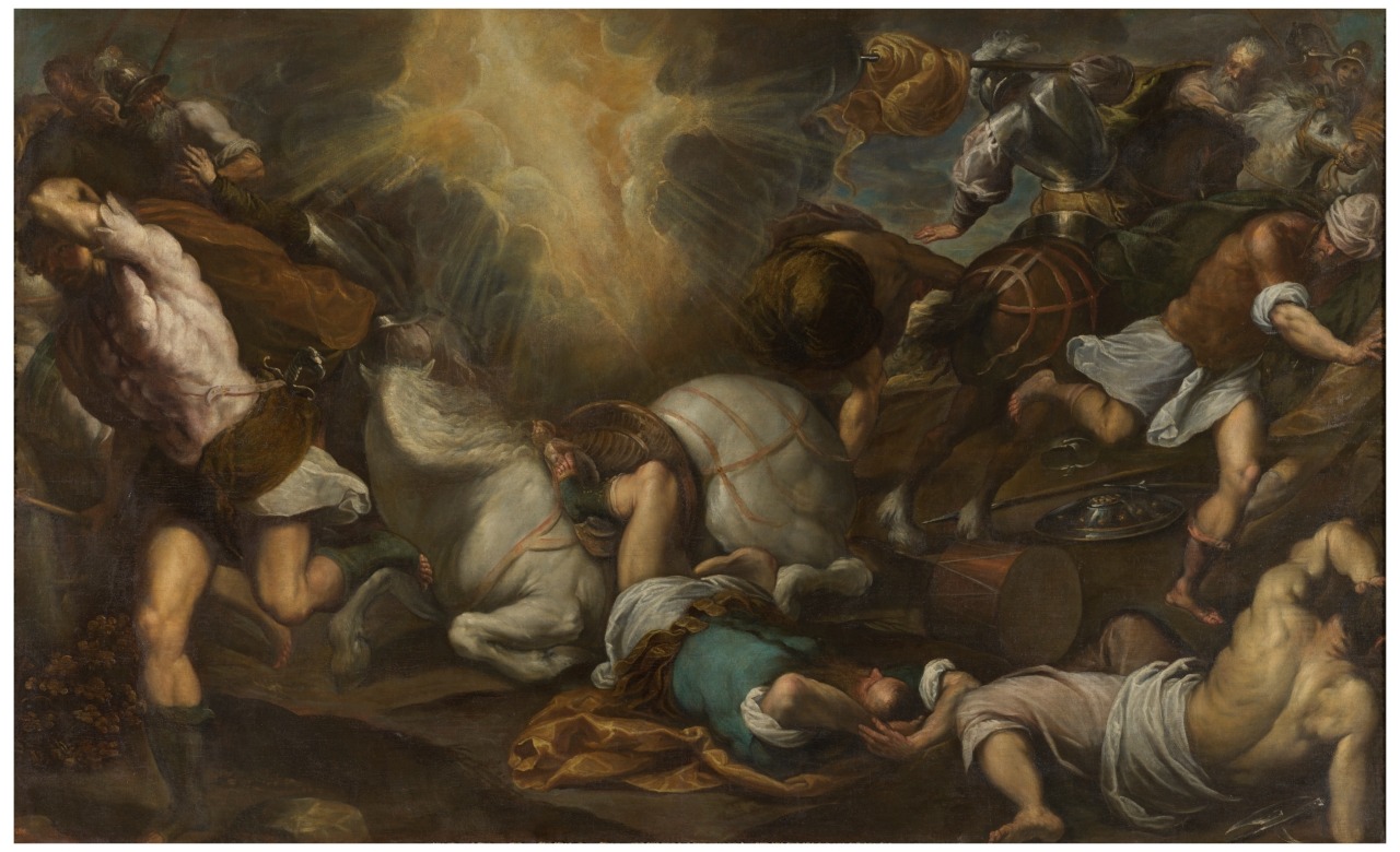 la conversion de pablo de tintoretto
