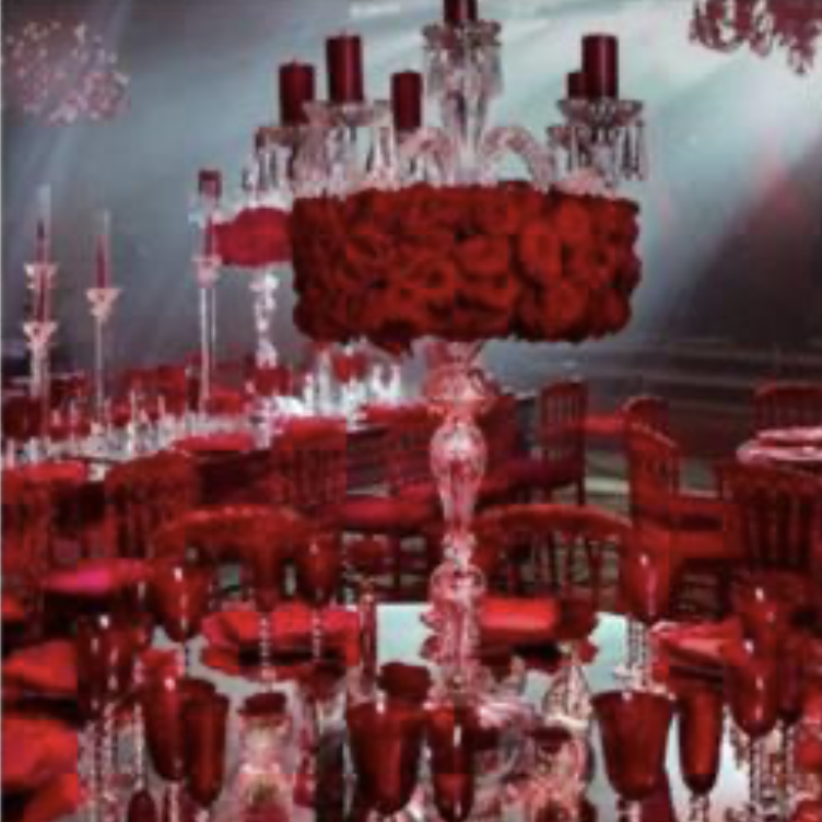 decoración san Valentin apasionado de las flores